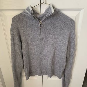 grey bluenotes half zip